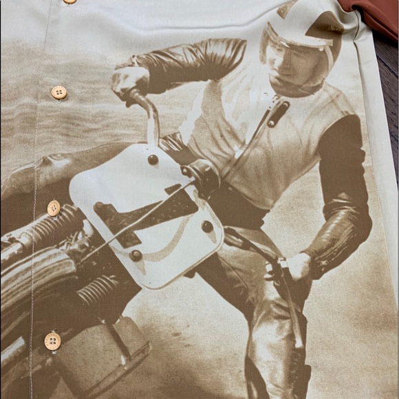 Harley Davidson button up collar dress shirt - Picture 1 of 5